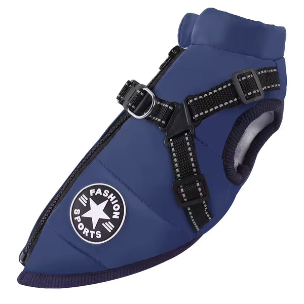 Waterproof Dog Harness Jacket