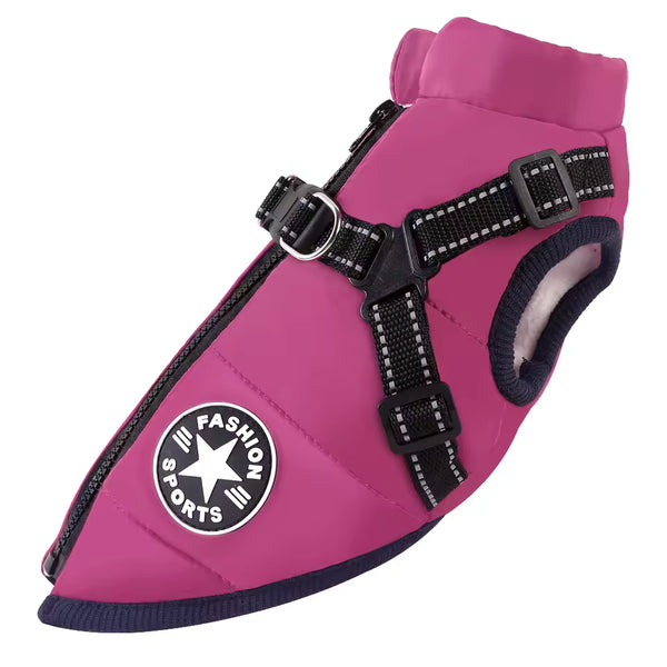 Waterproof Dog Harness Jacket