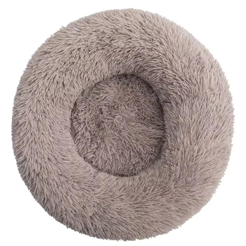 Calming & Warm Donut Bed for Dogs & Cats