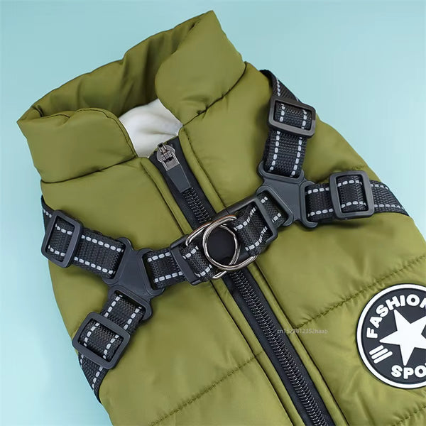 Waterproof Dog Harness Jacket
