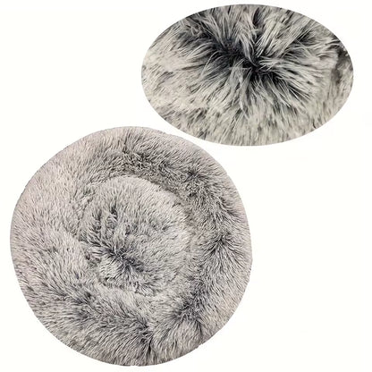Calming & Warm Donut Bed for Dogs & Cats
