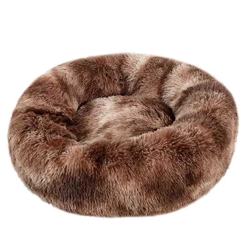 Calming & Warm Donut Bed for Dogs & Cats